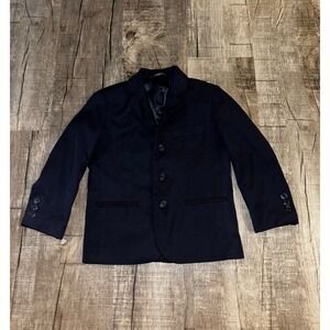 Cherokee Boys Navy Blue Blazer Suit Jacket Size 4 Formal School Uniform